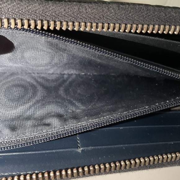 Gucci Wallet GG Logo Navy - Picture 11 of 14